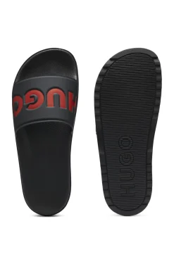 Slides mit Logo-Riemen