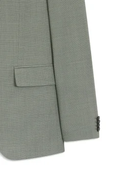 Slim-Fit Anzug aus strukturiertem Stretch-Gewebe