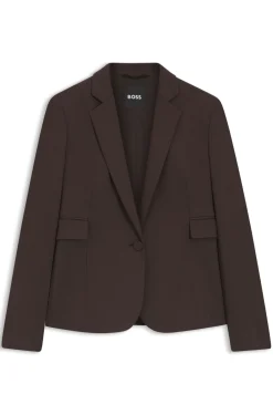Slim-Fit Blazer mit schrägen Abnähern