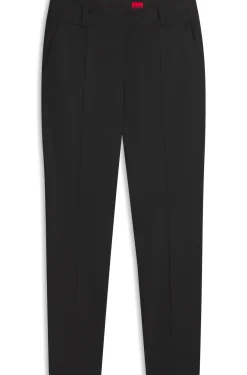Slim-Fit Cropped-Hose aus Stretch-Gewebe