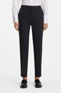 Slim-Fit Cropped-Hose aus Stretch-Gewebe