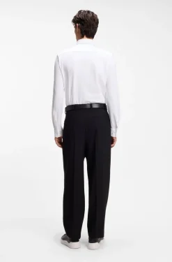 Slim-Fit Hemd aus funktionalem Stretch-Jersey