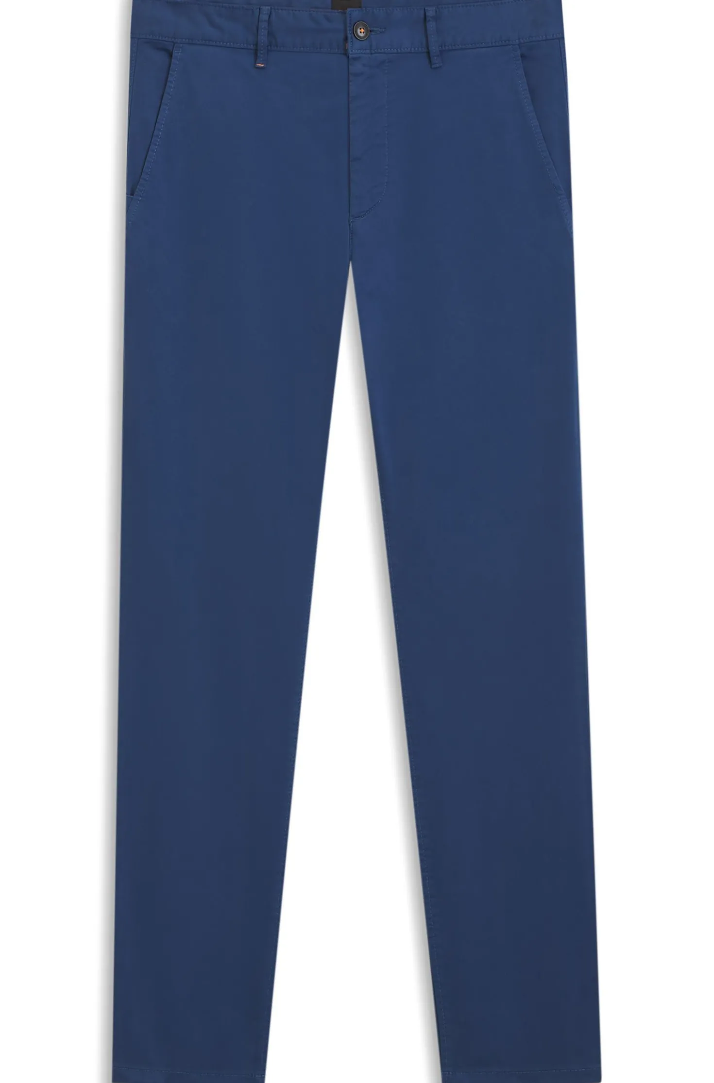 Slim-Fit Hose aus überfärbtem elastischem Satin