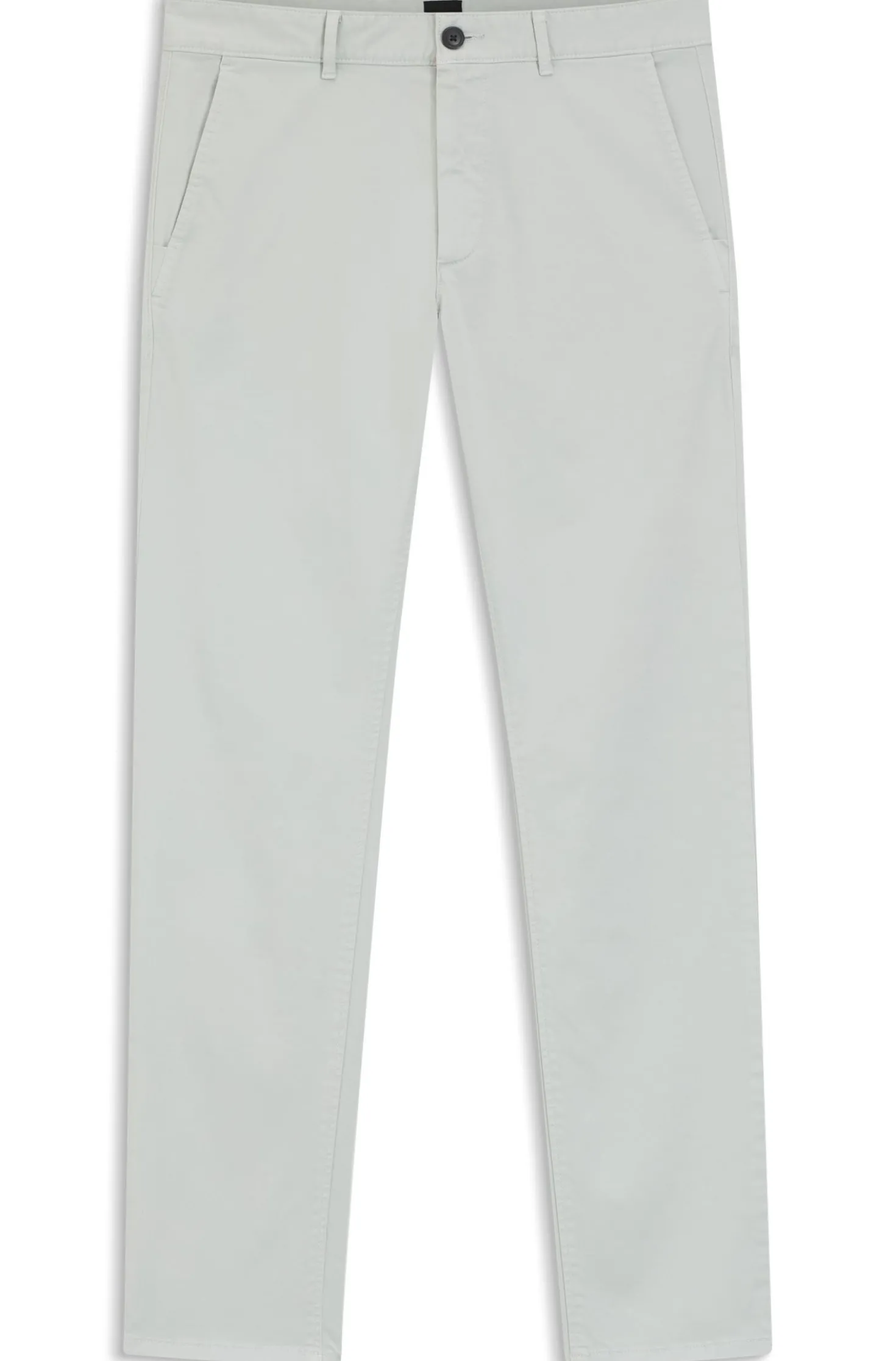 Slim-Fit Hose aus überfärbtem elastischem Satin