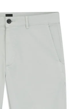 Slim-Fit Hose aus überfärbtem elastischem Satin
