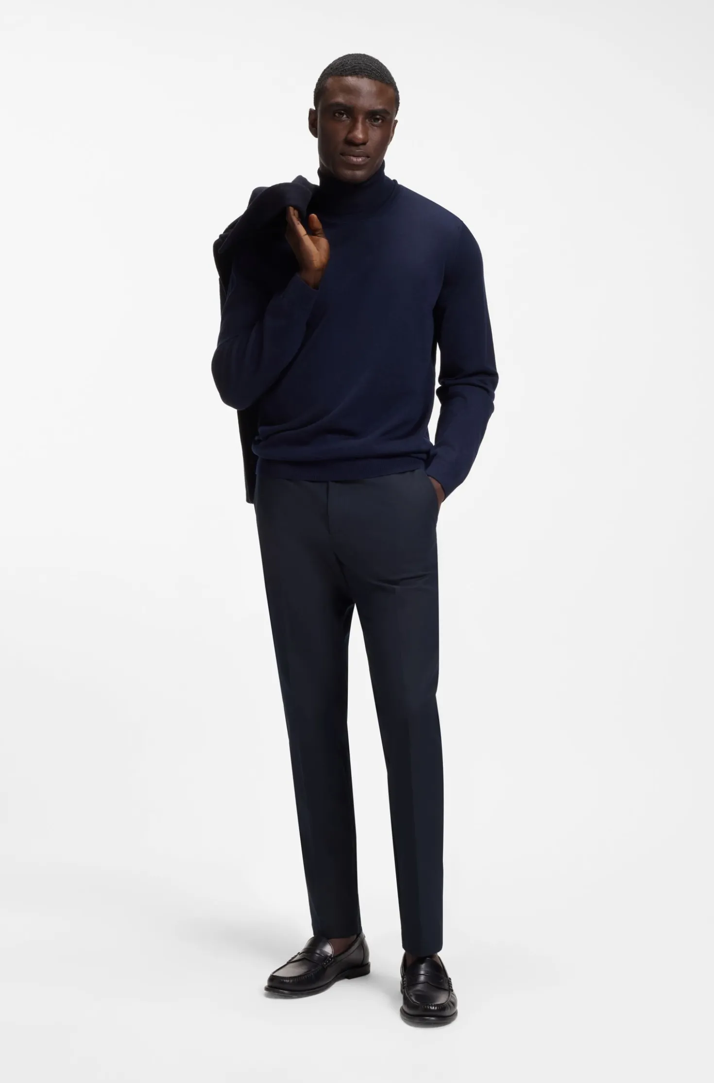 Slim-Fit Hose aus Vier-Wege-Stretch-Gewebe