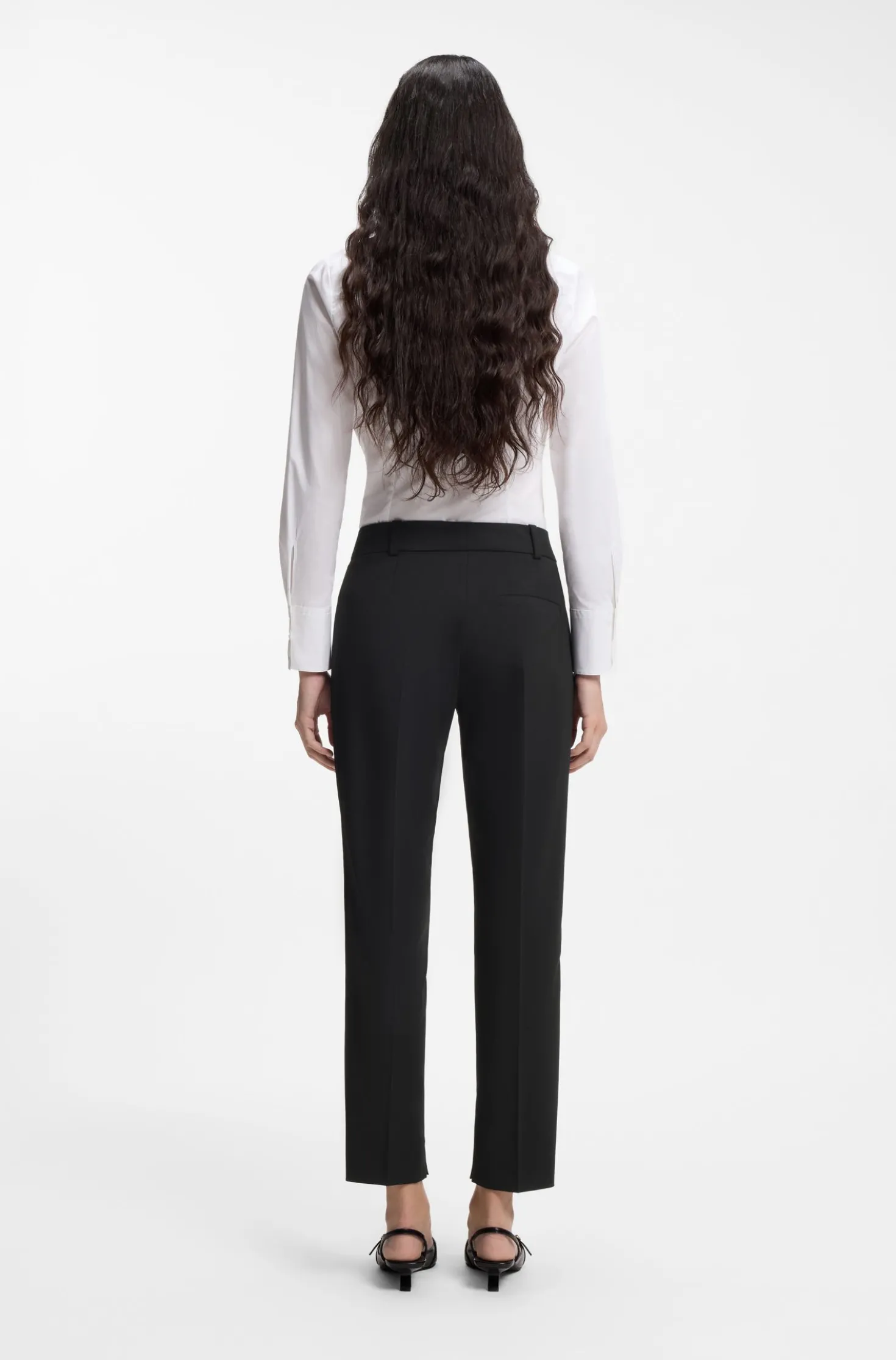 Slim-Fit Hose in Cropped-Länge
