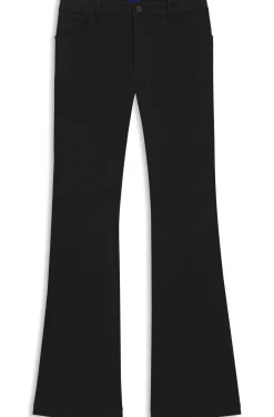 Slim-Fit Hose mit ausgestelltem Beinverlauf