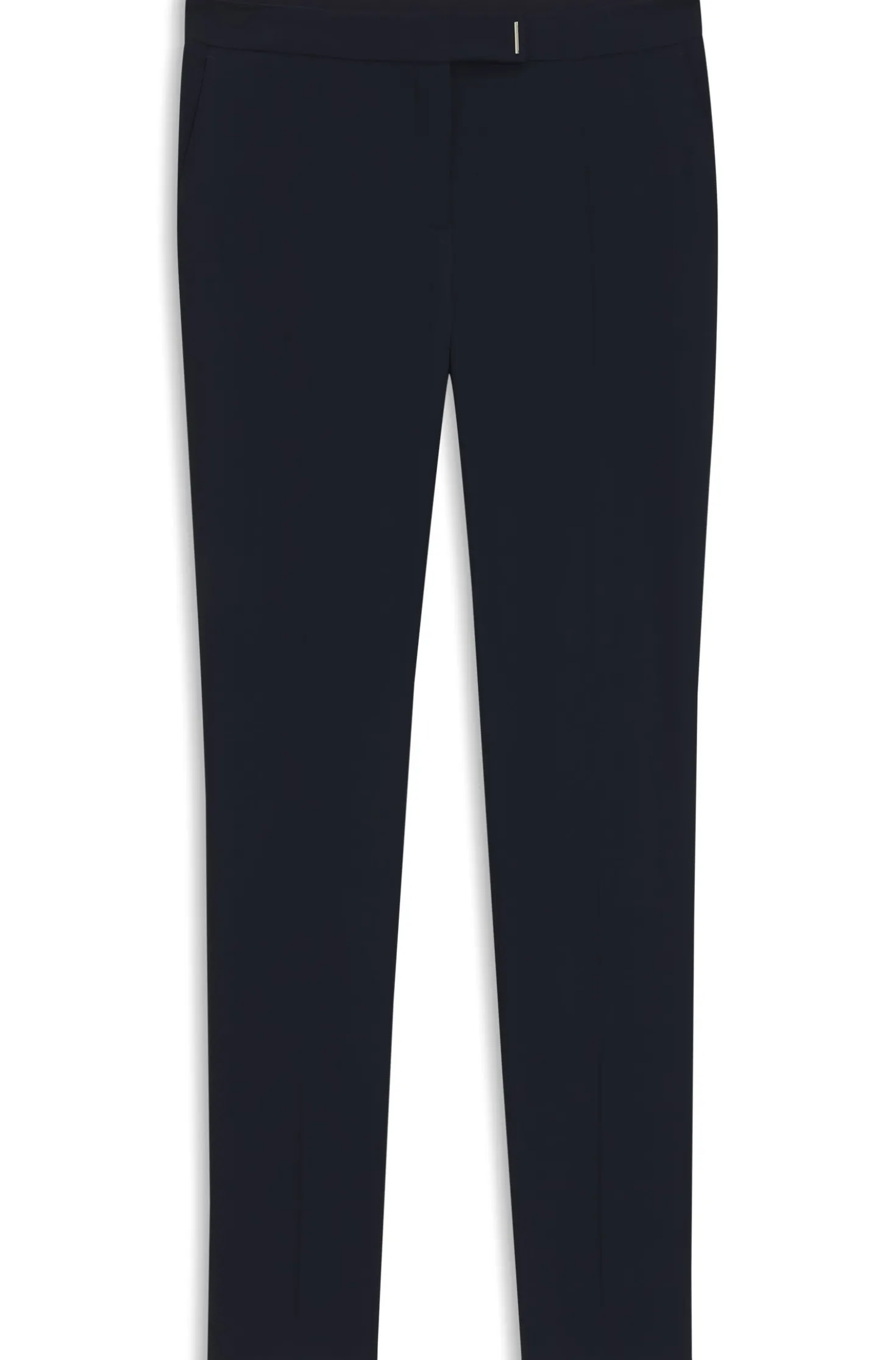Slim-Fit Hose mit geschlitztem Saum