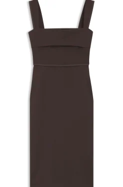 Slim-Fit Jersey-Kleid mit Lagen-Detail
