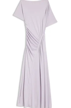 Slim-Fit Kleid mit gerafften Details