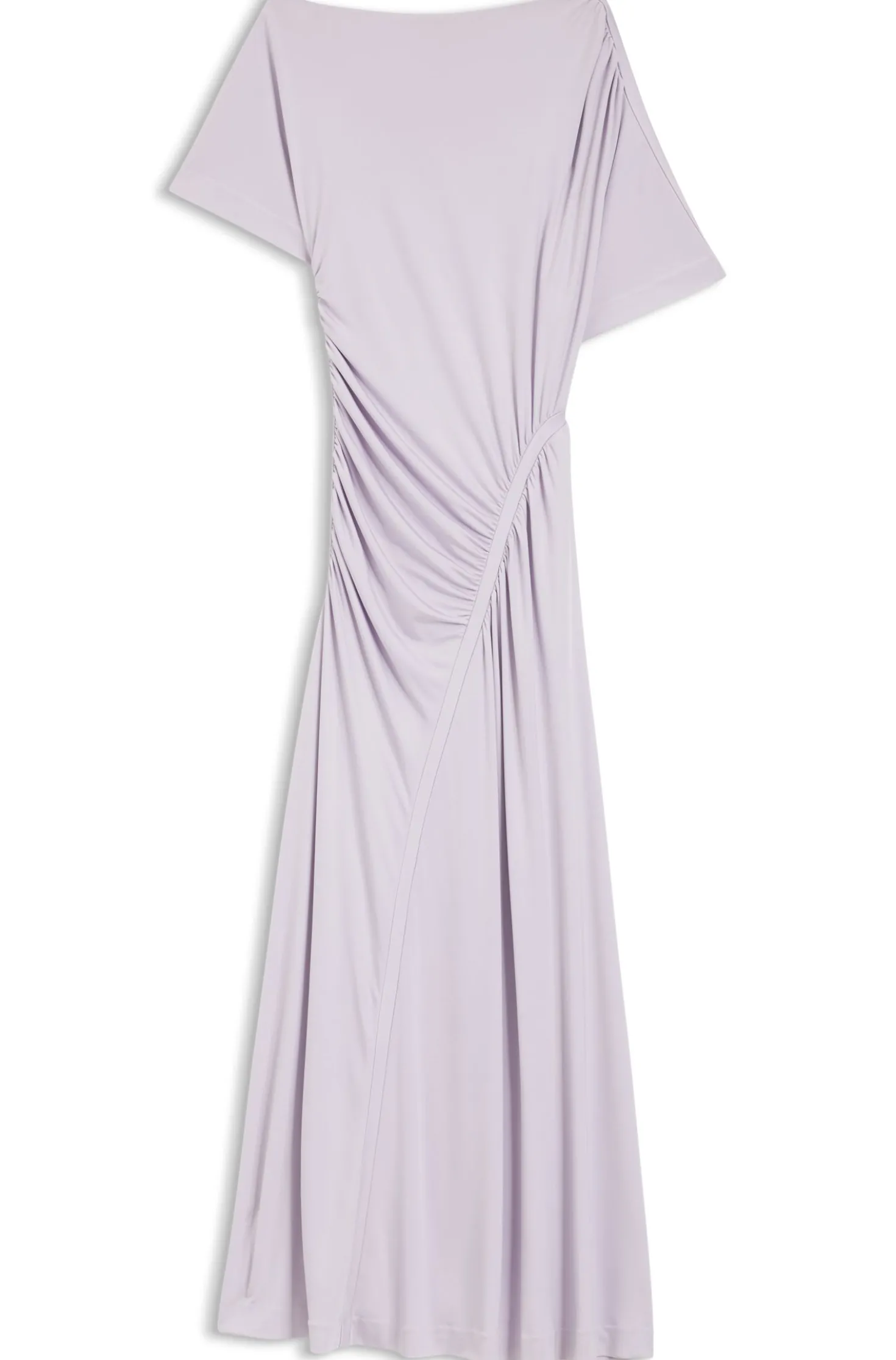 Slim-Fit Kleid mit gerafften Details