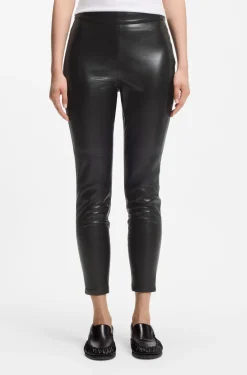 Slim-Fit Leggings aus Kunstleder