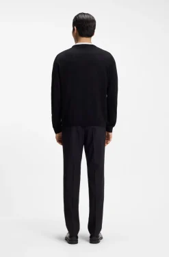 Slim-Fit Pullover aus Merinowolle