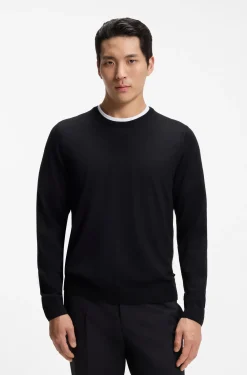 Slim-Fit Pullover aus Merinowolle