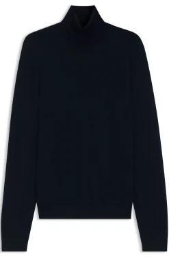 Slim-Fit Rollkragenpullover aus extrafeiner Merinowolle