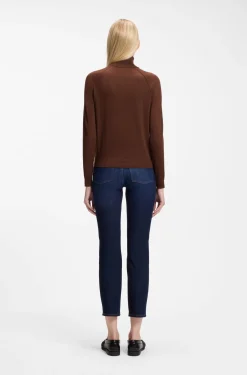 Slim-Fit Rollkragenpullover aus extrafeiner Merinowolle