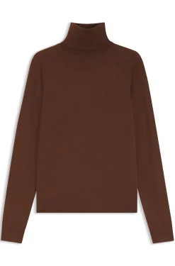 Slim-Fit Rollkragenpullover aus extrafeiner Merinowolle