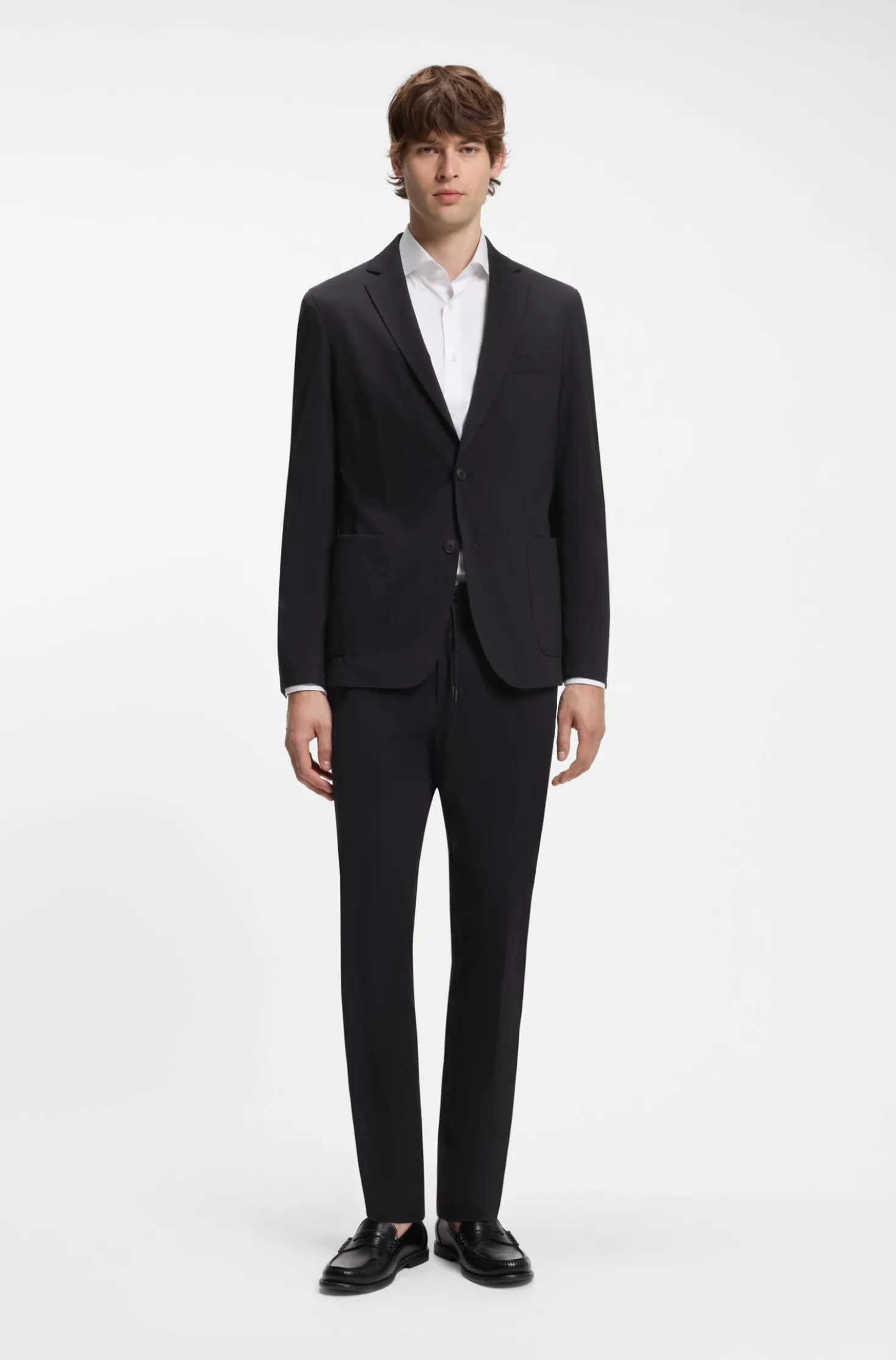 Slim-Fit Sakko aus Performance-Stretch-Jersey