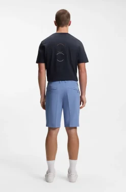 Slim-Fit Shorts aus wasserabweisendem Stretch-Gewebe