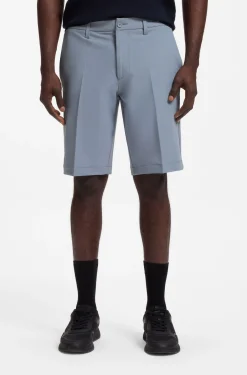 Slim-Fit Shorts aus wasserabweisendem Stretch-Gewebe