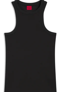 Slim-Fit Tanktop aus elastischem Baumwoll-Mix