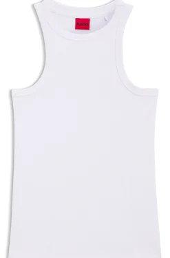 Slim-Fit Tanktop aus elastischem Baumwoll-Mix