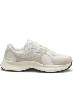 Sneakers aus Canvas, Leder und Veloursleder