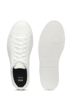Sneakers aus Leder mit Cupsohle und gesticktem Signature-Streifen