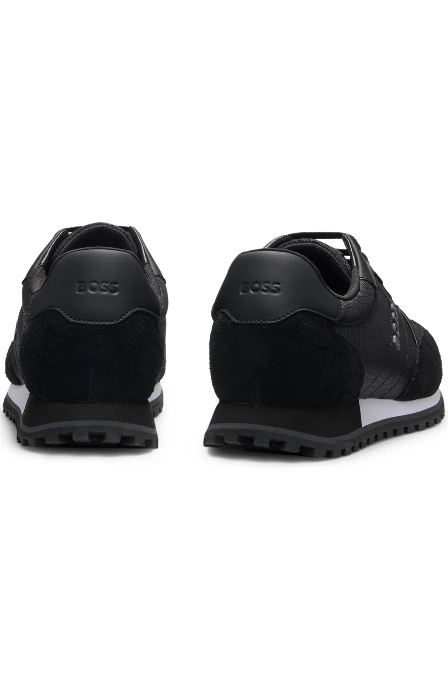 Sneakers mit Logo-Details und Details aus Kunstleder