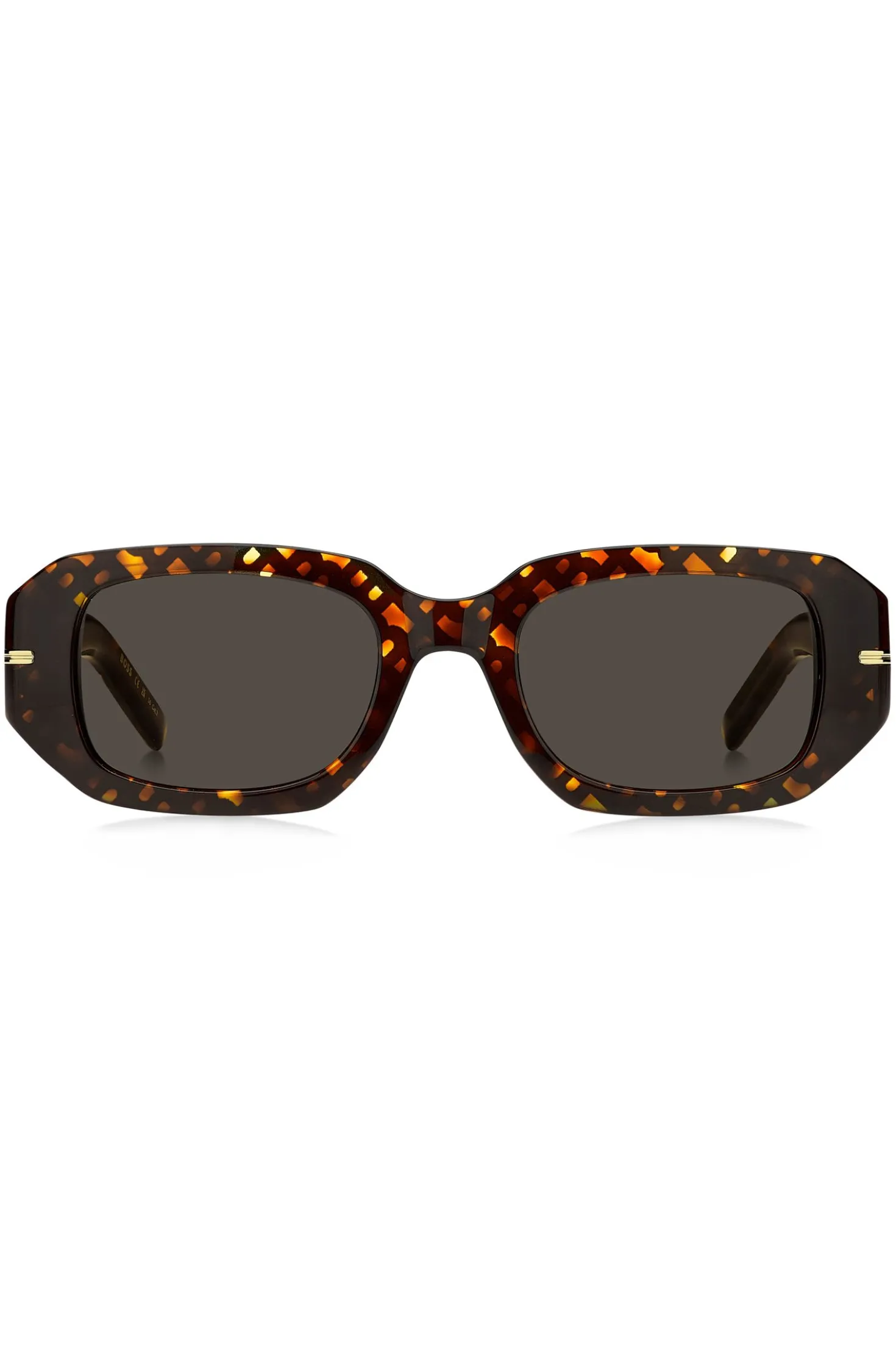 Sonnenbrille aus Acetat mit Monogramm-Muster