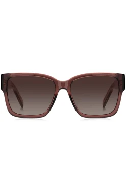 Sonnenbrille aus braunem Acetat mit Double-B-Monogramm