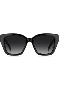 Sonnenbrille aus schwarzem Acetat mit Double-B-Monogramm