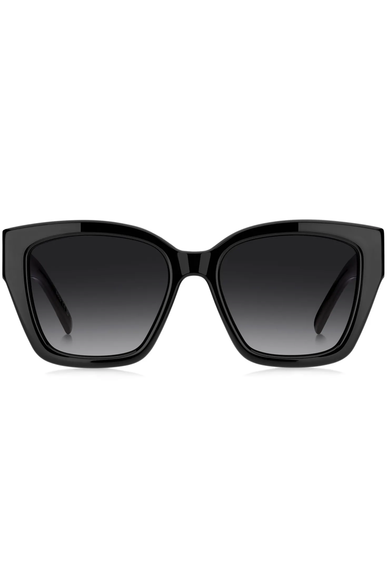 Sonnenbrille aus schwarzem Acetat mit Double-B-Monogramm
