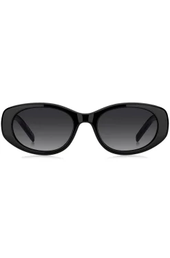 Sonnenbrille aus schwarzem Acetat mit Double-B-Monogramm