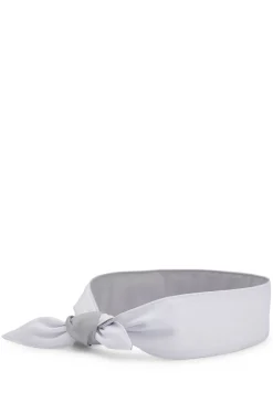 Sport-Stirnband aus Stretch-Twill mit Logo-Print