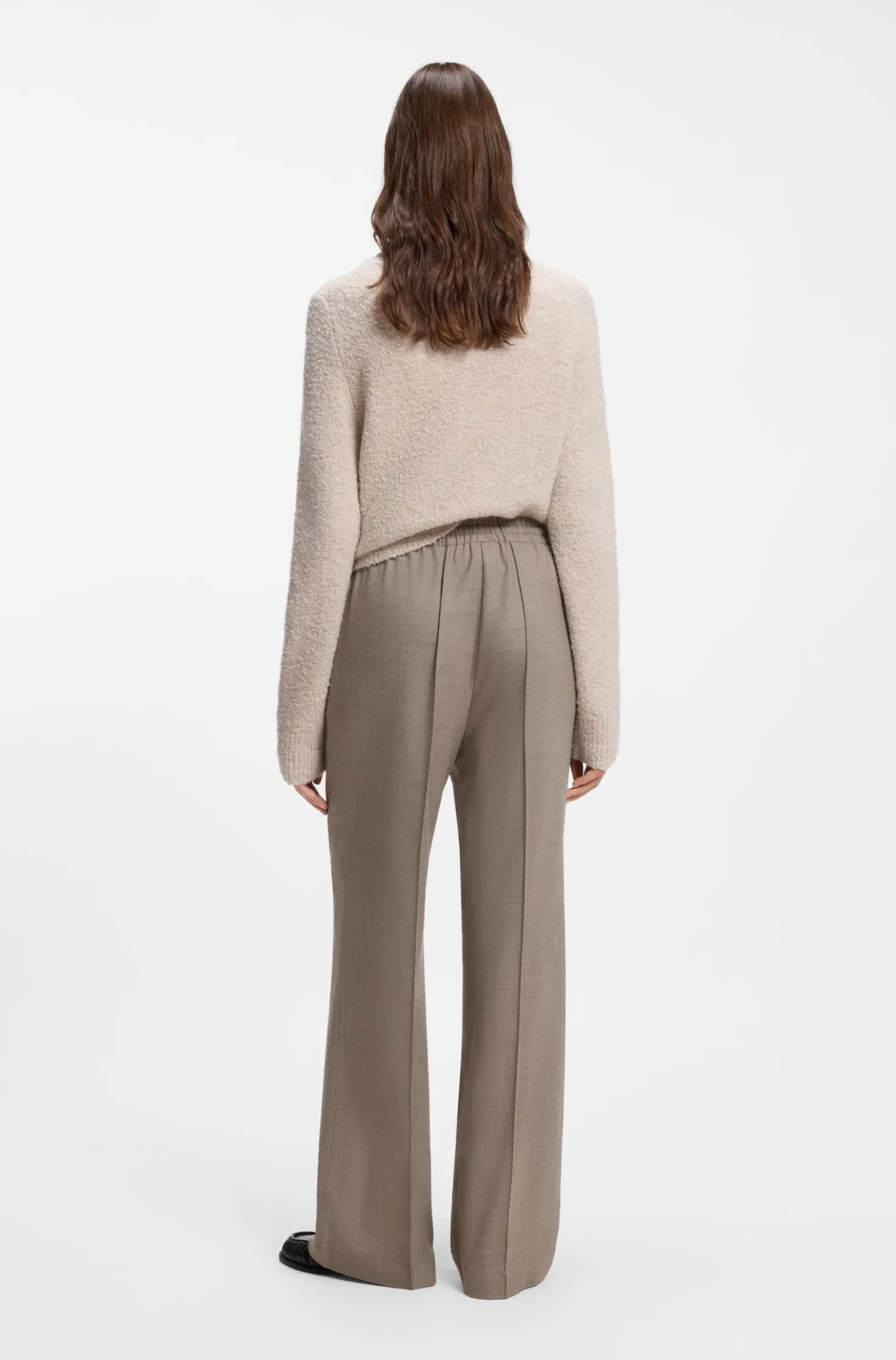 Straight-Fit Hose aus Flanell mit Tunnelzugbund