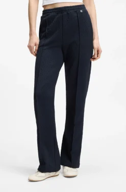 Straight-Fit Jogginghose aus Jacquard mit Rautenmuster