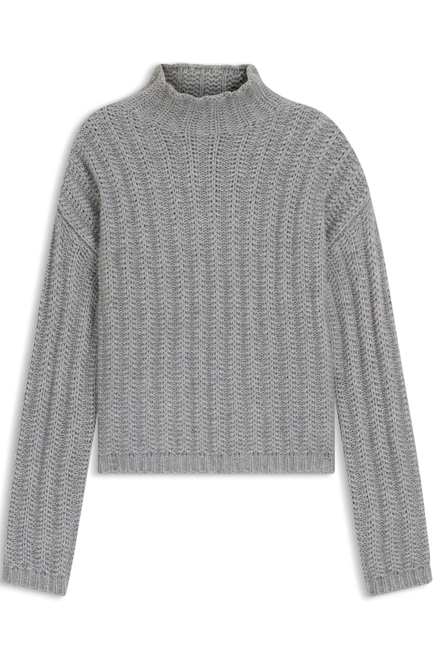Strickpullover mit Ripp-Struktur