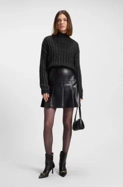 Strickpullover mit Ripp-Struktur