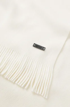 Strickschal aus Schurwolle mit Logo-Detail
