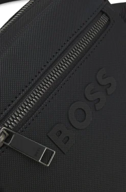 Strukturierte Reporter-Tasche mit tonalem Logo