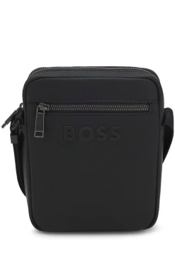 Strukturierte Reporter-Tasche mit tonalem Logo