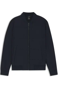 Sweatjacke mit Reißverschluss und gepolsterter Vorderseite