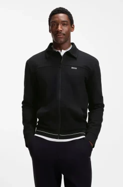 Sweatshirt aus Baumwoll-Mix mit Logo-Stickerei
