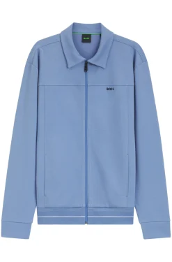 Sweatshirt aus Baumwoll-Mix mit Logo-Stickerei