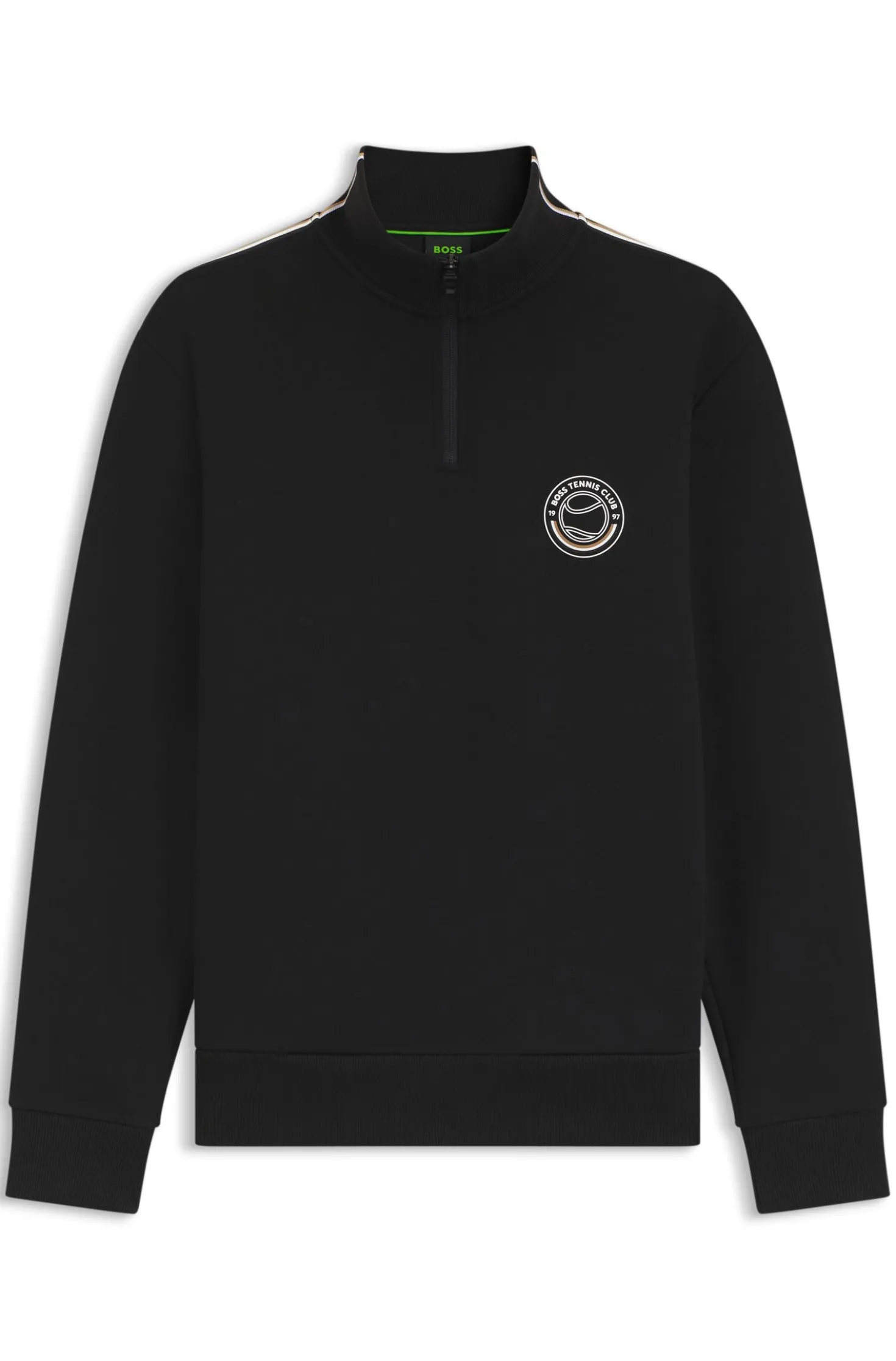Sweatshirt aus Baumwoll-Mix mit Tennis-Artwork