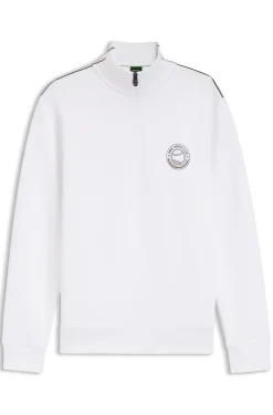 Sweatshirt aus Baumwoll-Mix mit Tennis-Artwork