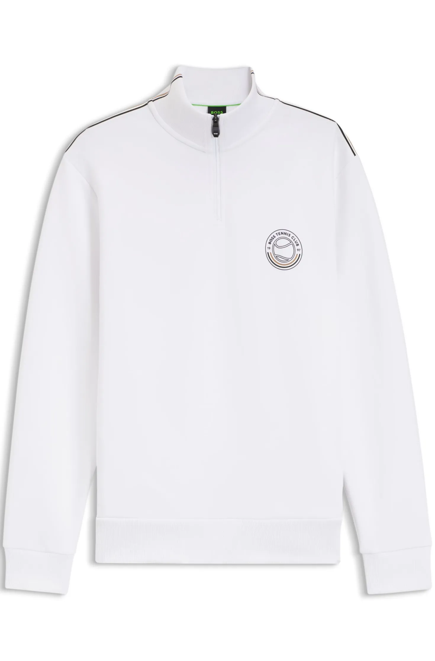 Sweatshirt aus Baumwoll-Mix mit Tennis-Artwork