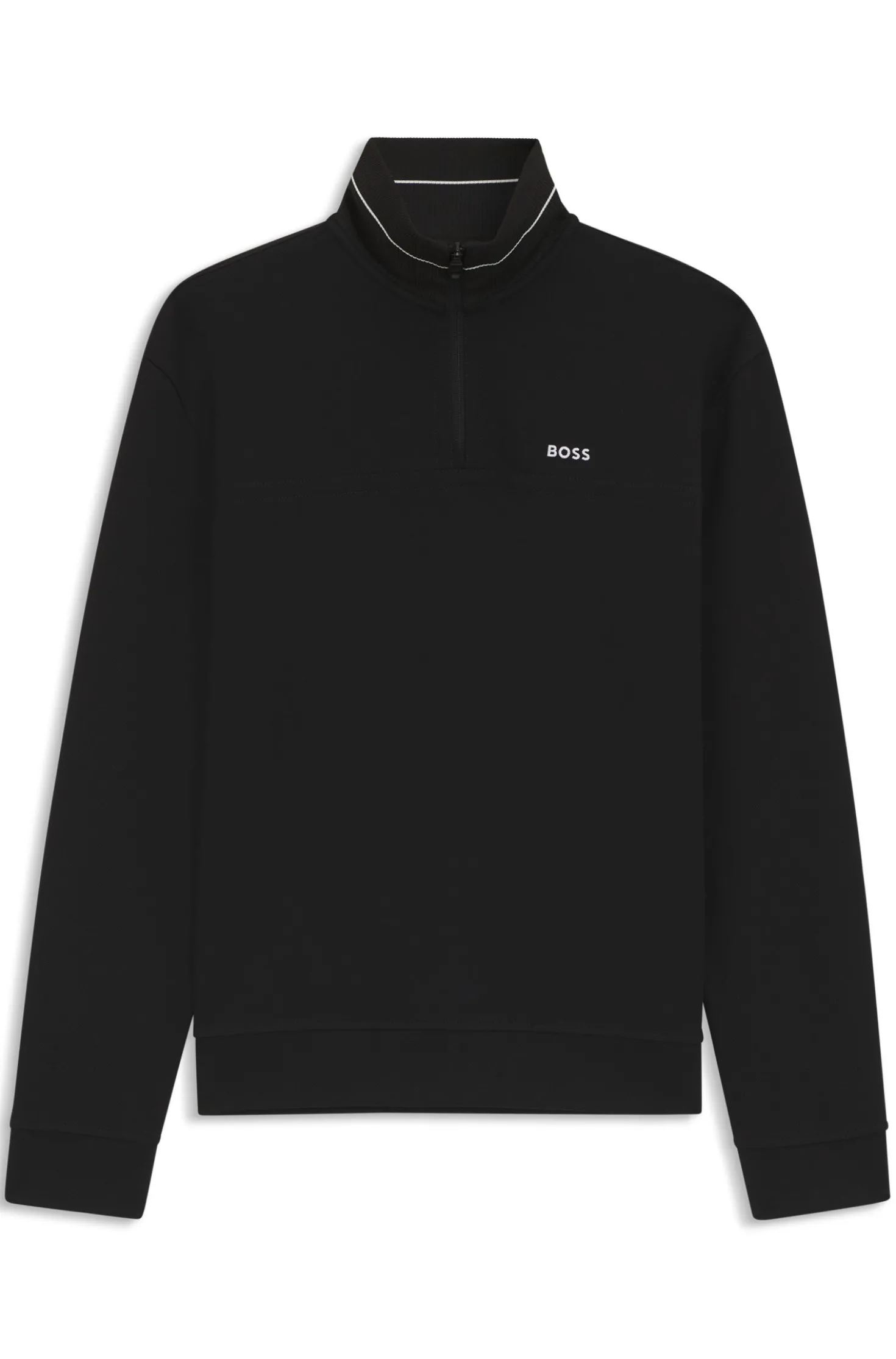Sweatshirt aus Baumwoll-Mix mit Logo-Stickerei